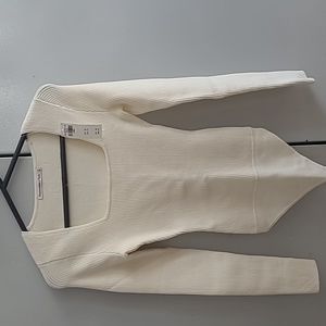 Abercrombie &Fitch off white bodysuit